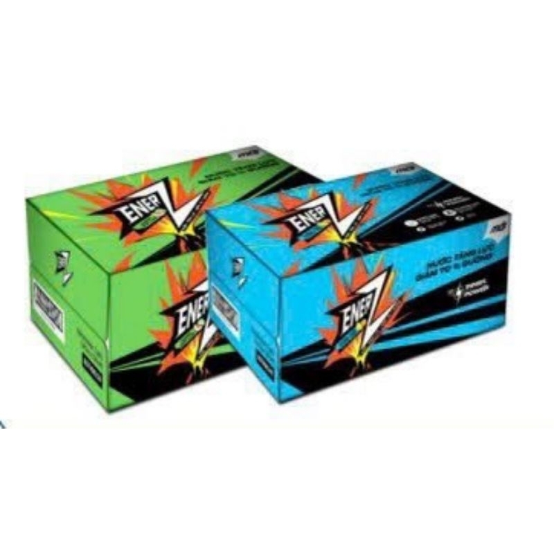 Thùng 24 nước tăng lực có ga Enerz lon 320ml