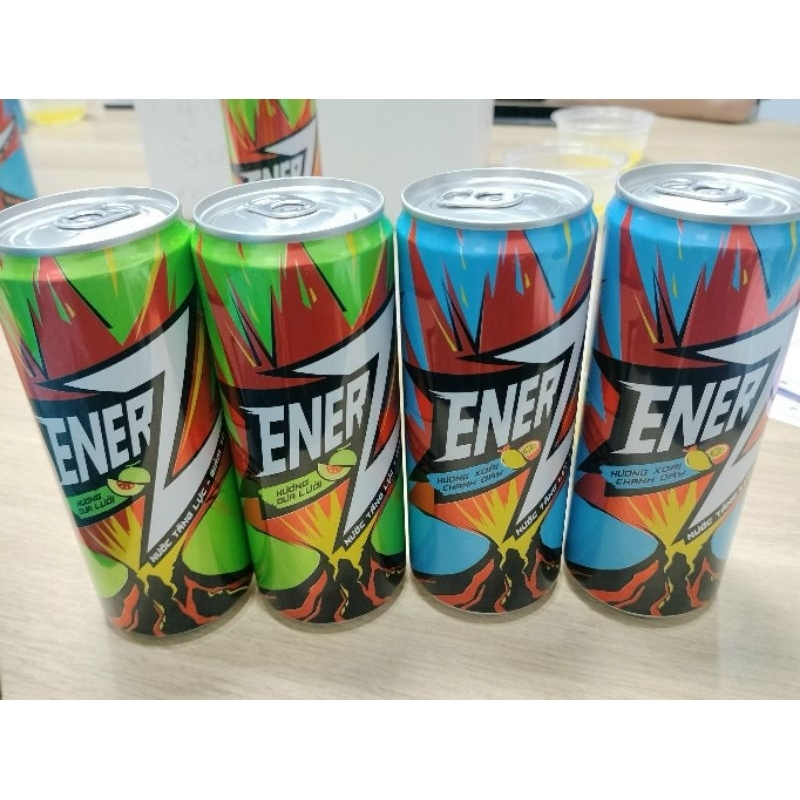 Lốc 6 lon nước tăng lực có ga Enerz 320ml