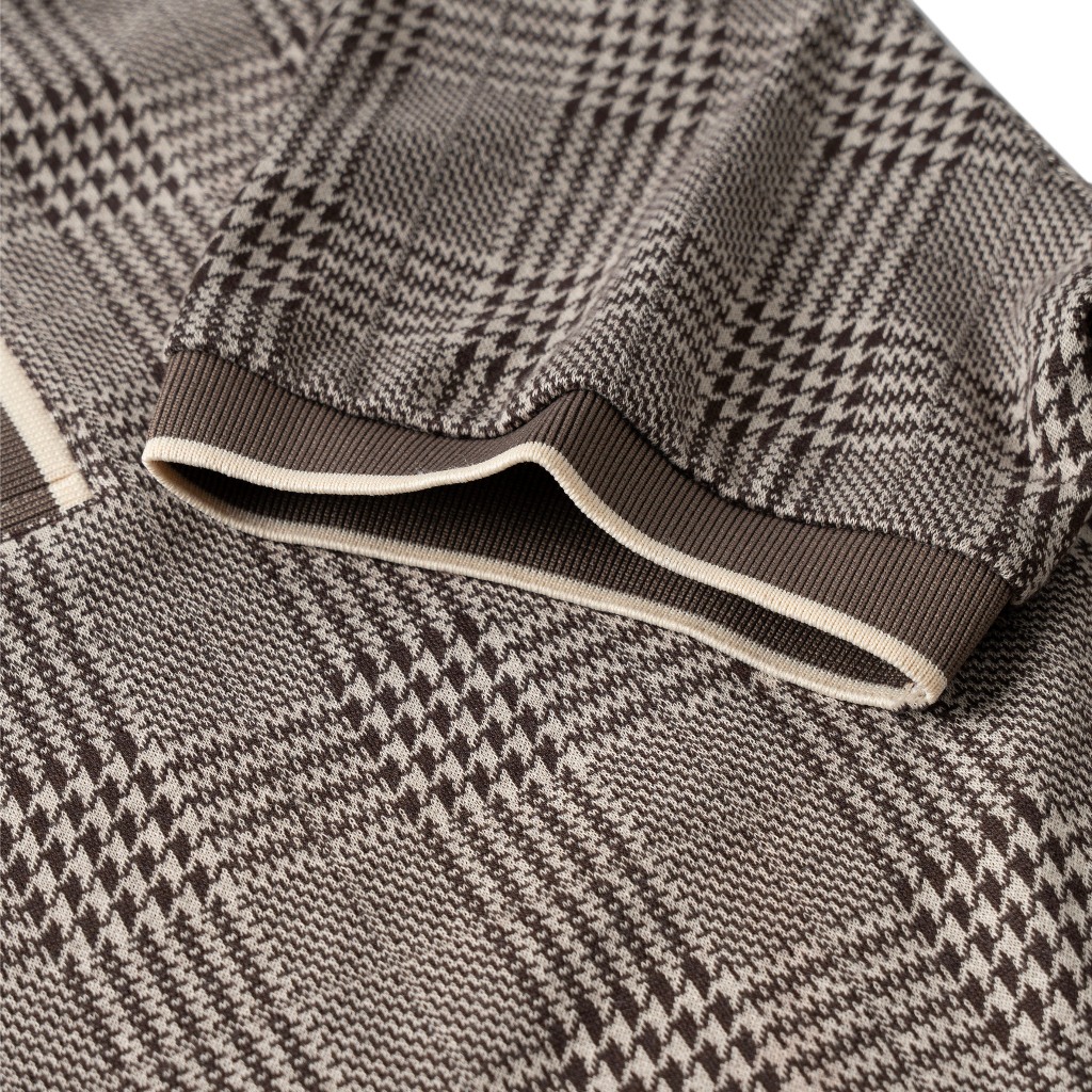 Áo polo nam caro DWES vải Cotton len cao cấp, thanh lịch, trẻ trung, chuẩn form - HUSSIO