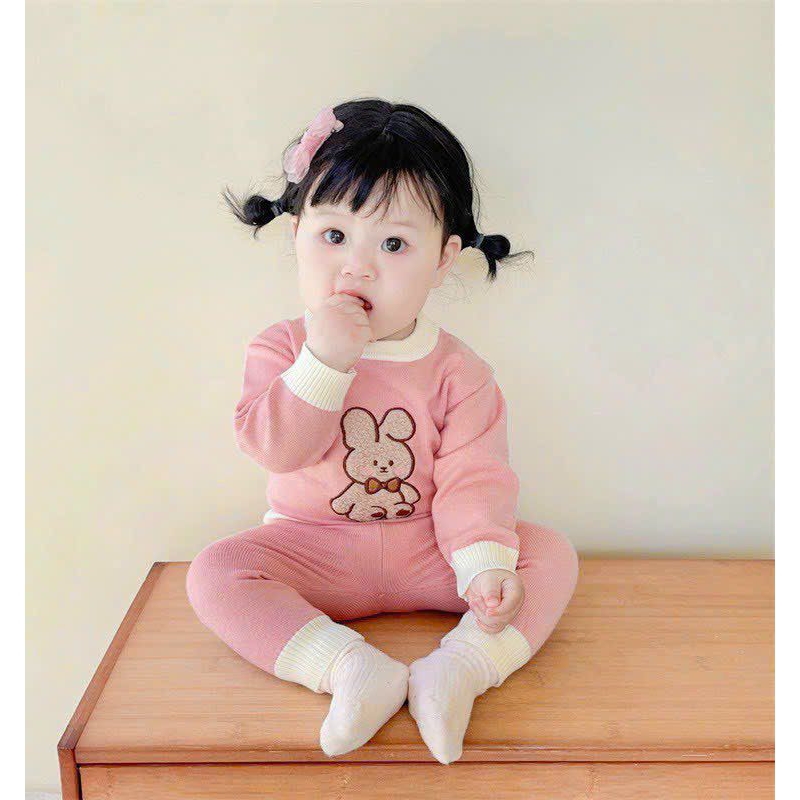 Bộ quần áo Len mịn cho bé 5-13kg