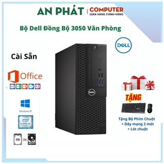 Case máy tính Dell Optiplex 3050 SFF core i3 6xxx i5 6xxx i7 ram 8GB,ổ cứng SSD 256GB. Tặng bàn di chuột + usb thu WIFI