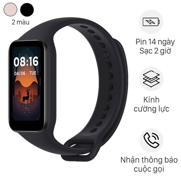 Vòng đeo tay thông minh Xiaomi Mi Band 8 Active - BH 12 Tháng