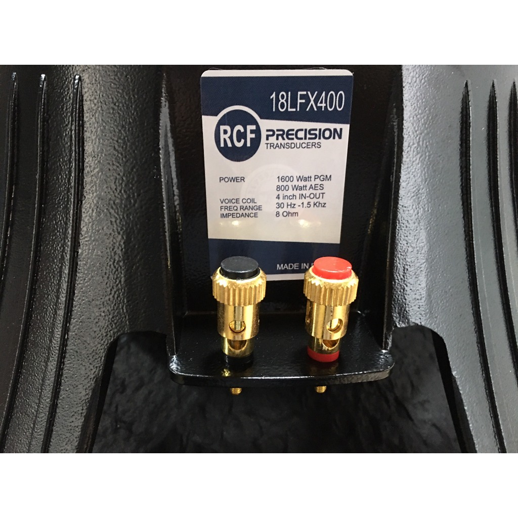 LOA BASS 50 RCF TỪ 220 COIL 100 MÀNG CHỐNG THẤM - MÃ 18TYH - GIÁ MỘT LOA