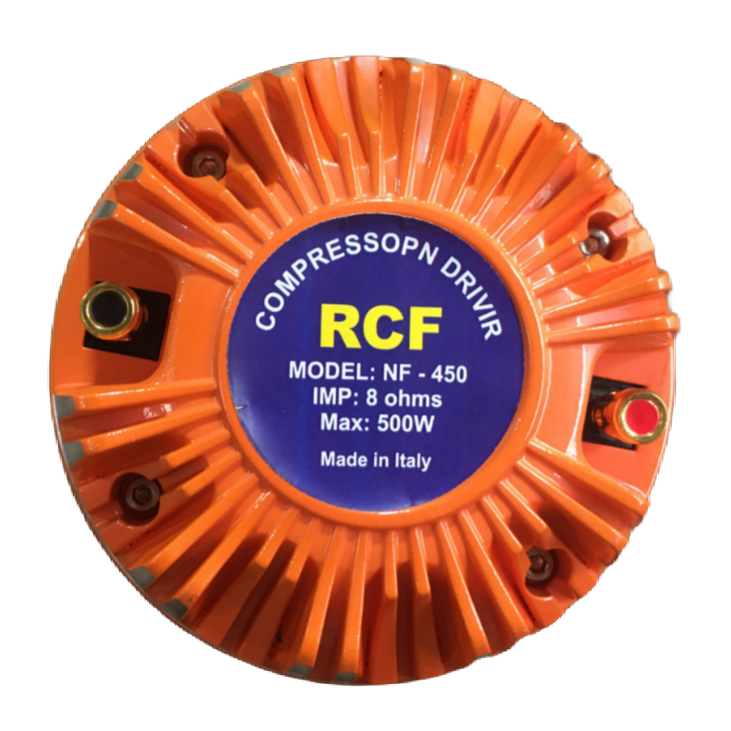 TRÉP KÈN 450 RCF NẮP NHÔM CAM - TỪ 115 COIL 44.4 - MÃ 445ALCAM - GIÁ HAI LOA