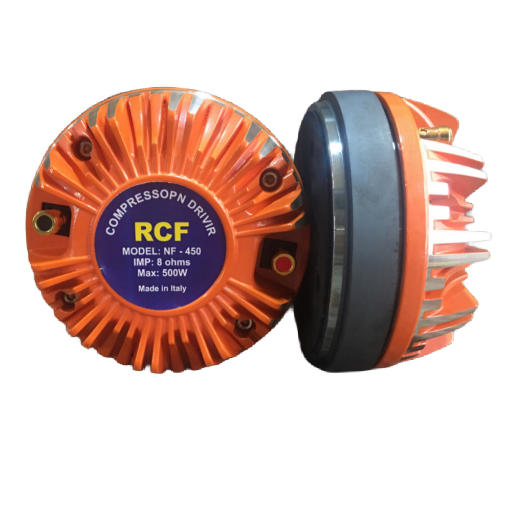 TRÉP KÈN 450 RCF NẮP NHÔM CAM - TỪ 115 COIL 44.4 - MÃ 445ALCAM - GIÁ HAI LOA