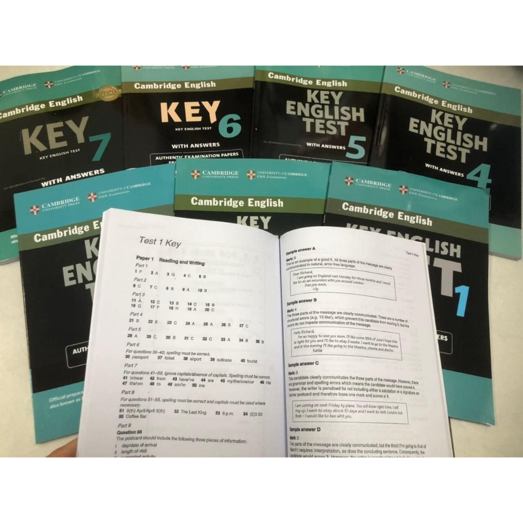 Key english test 1 2 3 4 5 6 7 bộ 7 cuốn