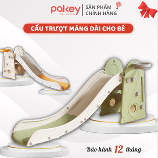Cầu Trượt Cho Bé Pakey Chim Cánh Cụt, Cầu Trượt Gấp Gọn Tiện Lợi, Máng Trượt 175cm Chính hãng Bảo Hành 1 Năm