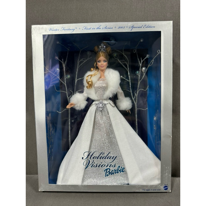 Búp bê Holiday Visions barbie 2003