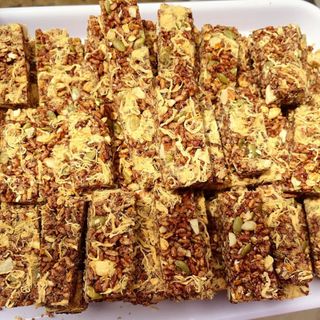 600G Thanh gạo lứt chà bông rong biển, thanh cơm gạo lứt ngũ cốc mix hạt granola,Gạo Lứt Chà Bông Ăn Kiêng giảm cân