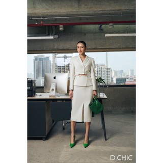 D.CHIC Áo khoác croptop cổ bẻ MS: 160686