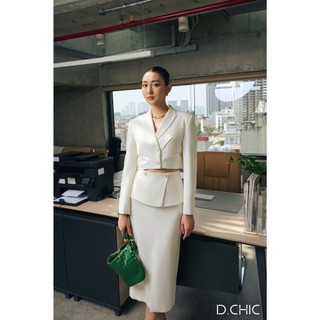 D.CHIC Áo khoác croptop cổ bẻ MS: 160686