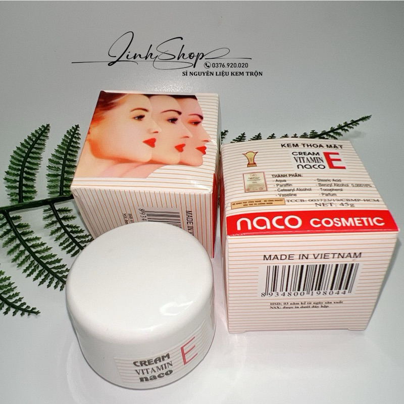 Kem Cream Vitamin Naco E 45g