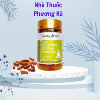 Mầm đậu nành Healthy Care Super Lecithin 1200mg (ÚC) Lọ 100 viên