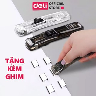 Set Kẹp Giấy 8 Ghim Thay Thế Deli, Kẹp Cố Định Giấy Bằng Thép Không Gỉ Kẹp Tài Liệu Hồ Sơ Văn Phòng Tái Sử Dụng
