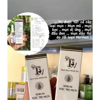 Serum đặc tri mụn ta - khang sinh mụn hiệu quả 100% - serum mụn ta 10ml chính hãng