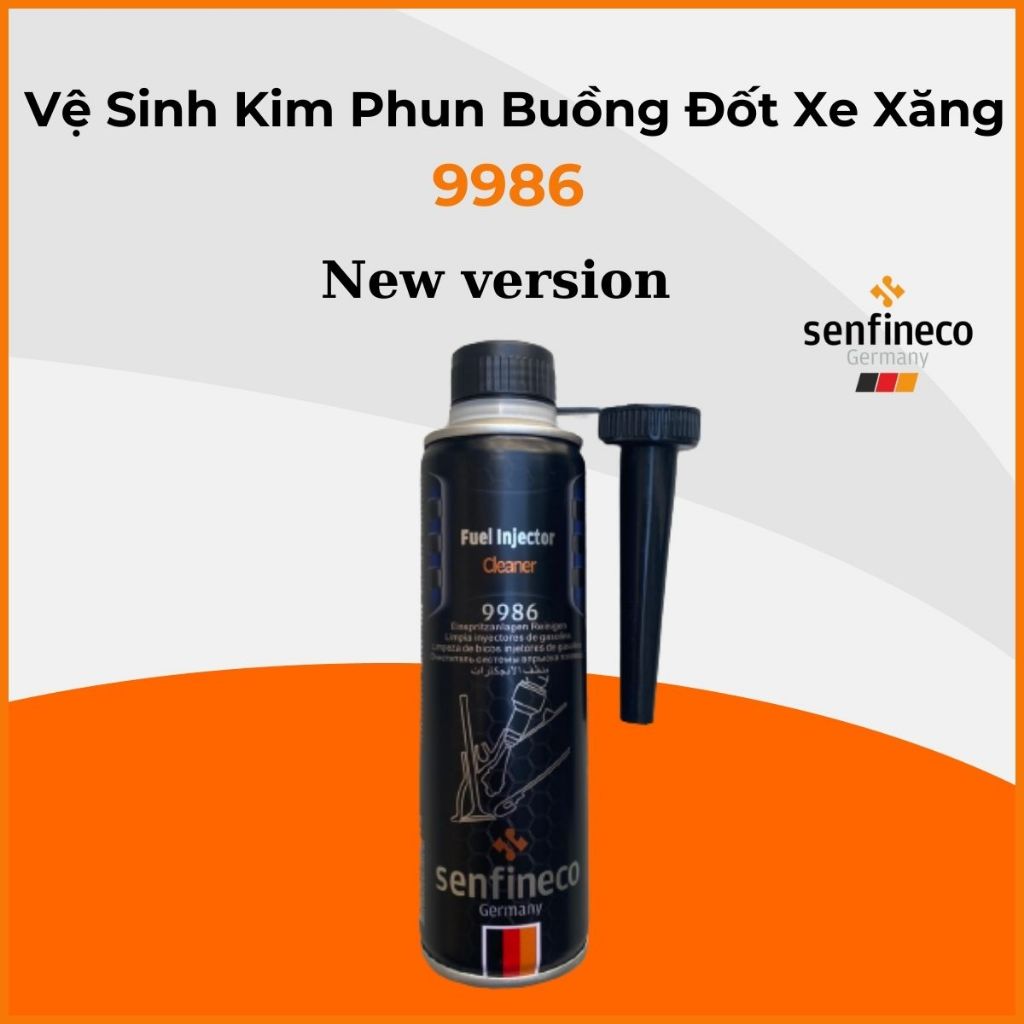 Dung dịch vệ sinh buồng đốt kim phun ô tô Senfineco 9986 Fuel Injector Cleaner dung tích 300ml