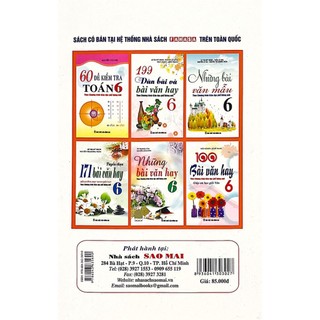 SÁCH - Những Bài Văn Hay 6 (Theo Chương Trình Giáo Dục Phổ Thông Mới)