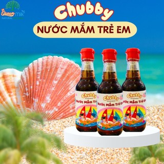 Nước mắm ăn dặm Chubby 200ml/60ml ít muối, giàu đạm, không phụ gia