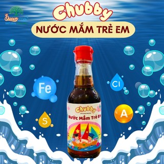 Nước mắm ăn dặm Chubby 200ml/60ml ít muối, giàu đạm, không phụ gia