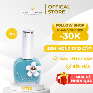 Sơn Móng Tay Cao Cấp Tông Xanh - Ahever - Ngọc Thủy Nail 15ML- Mã NT10