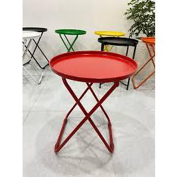 bàn trà chanh gấp gọn, bàn xếp dã ngoại, bàn xếp tròn sắt | BigBuy360 - bigbuy360.vn