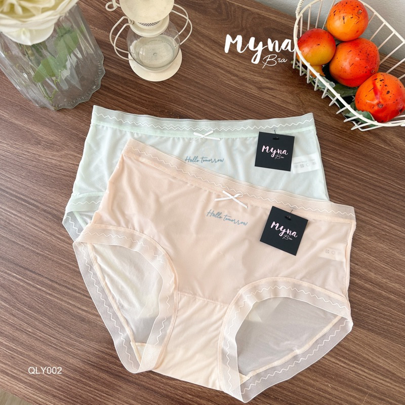 Quần lót nữ Myna Bra organic chất lụa băng làm mát mềm nhẹ QLY002