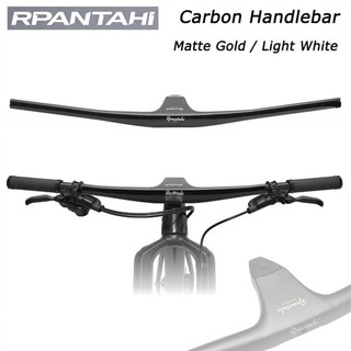  Ghi đông xe đạp MTB carbon liền potang Rpantahi Đen nhiều size 