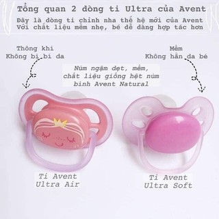 Ti ngậm, ti giả Avent Philips Ultra cho bé từ sơ sinh