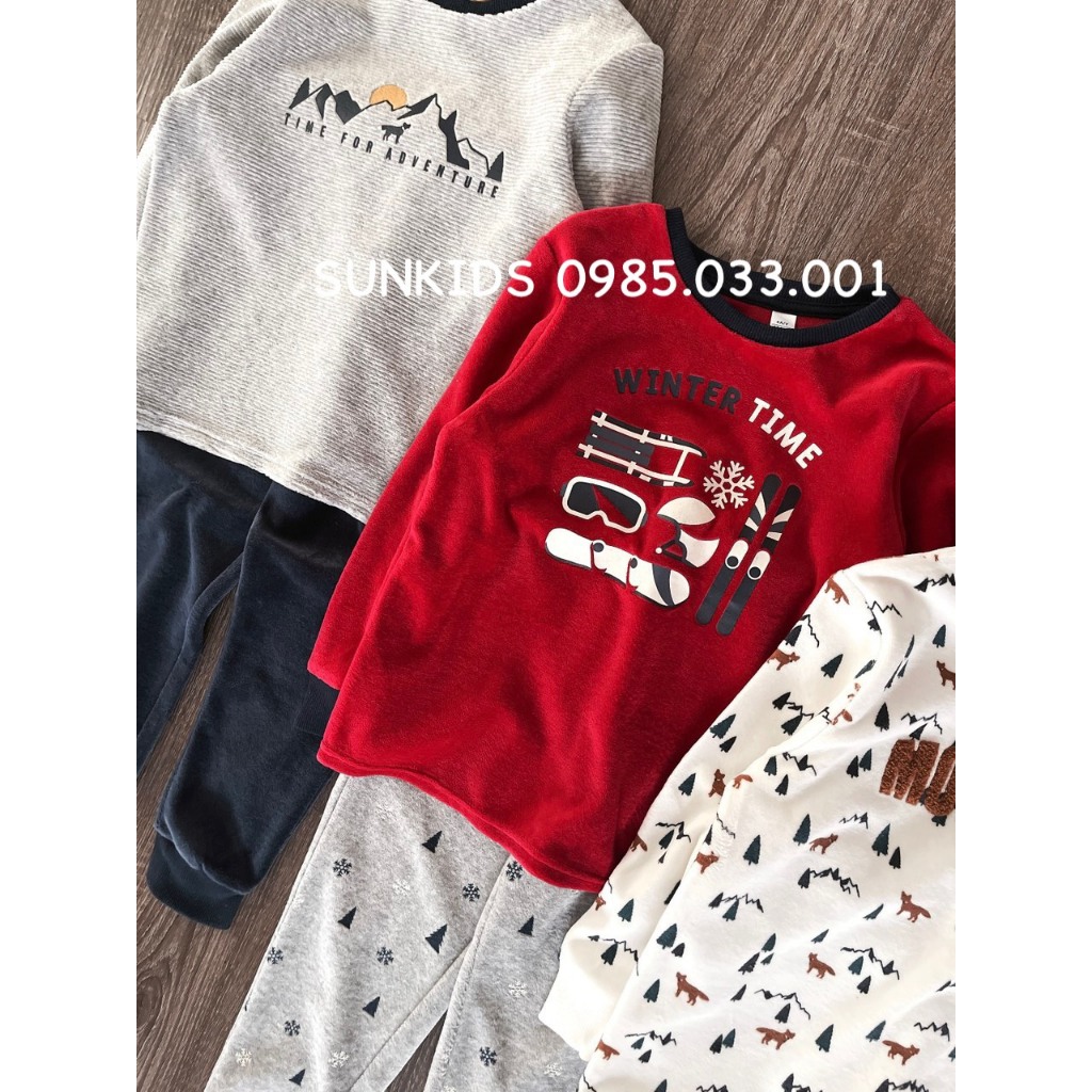 Bộ nhung bé trai Okai di nhiều hình