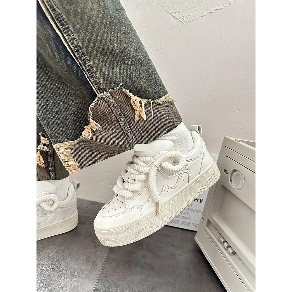 Giày nữ LOAFER CAO GÓT 7CM đế cao da mềm  Dày Tăng Chiều Cao, giày búp bê lolita Mũi Tròn Thời Trang