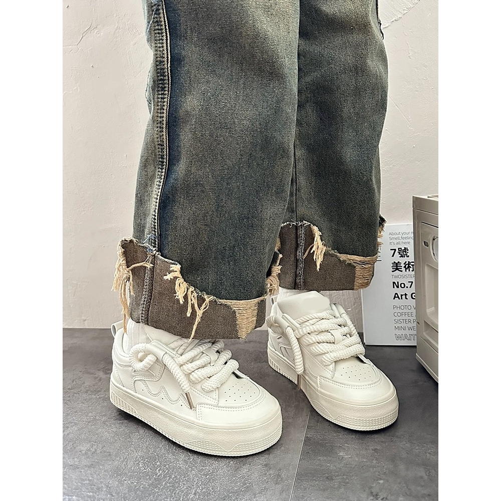 Giày nữ LOAFER CAO GÓT 7CM đế cao da mềm  Dày Tăng Chiều Cao, giày búp bê lolita Mũi Tròn Thời Trang