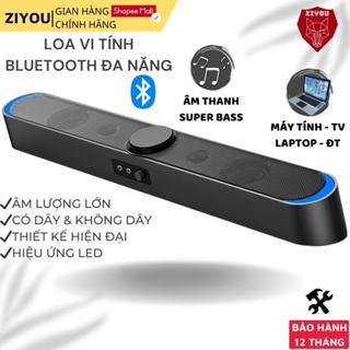 Loa Máy Tính Bluetooth Để Bàn Cao Cấp Ziyou V-198 Âm Thanh Vòm 3D SUPER BASS Nghe Nhạc Cực Hay, Có LED
