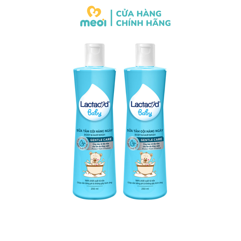 Sữa tắm gội trẻ em Lactacyd BB 250ml/500ml