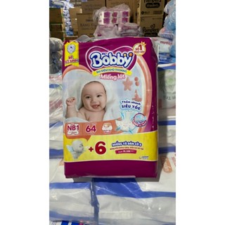 tã lót sơ sinh bobby NB1-64 / NB1-108 miếng
