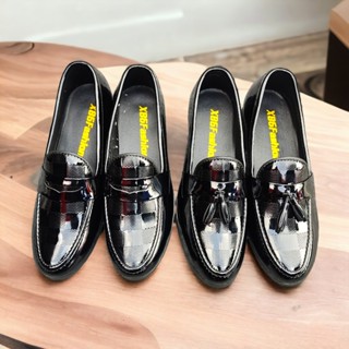  Giày tây nam da bóng dập caro sang trọng lịch lãm size từ 38 đên 43 khâu đế đóng hộp cẩn thận 