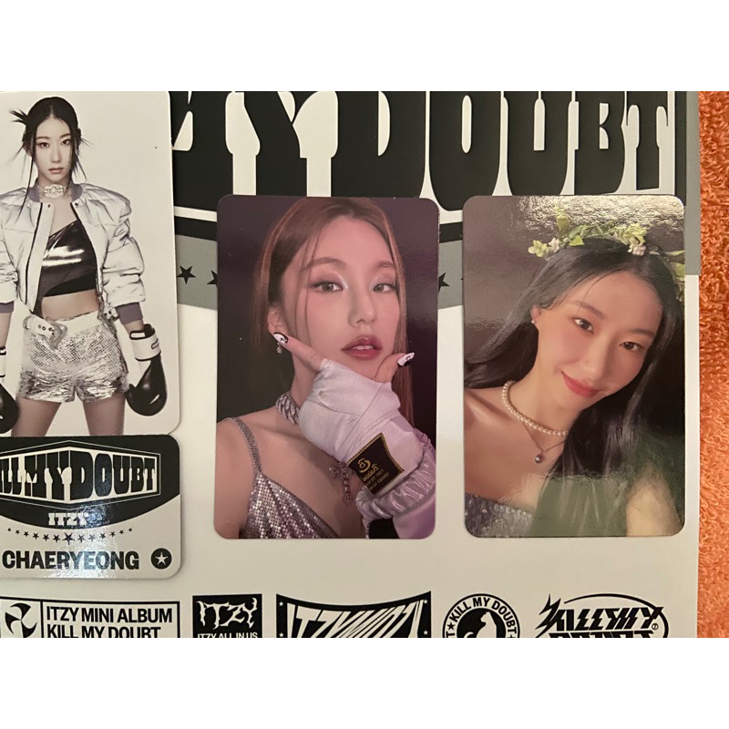 Bo góc chính hãng Itzy album Kill my doubt YEJI CHAERYEONG