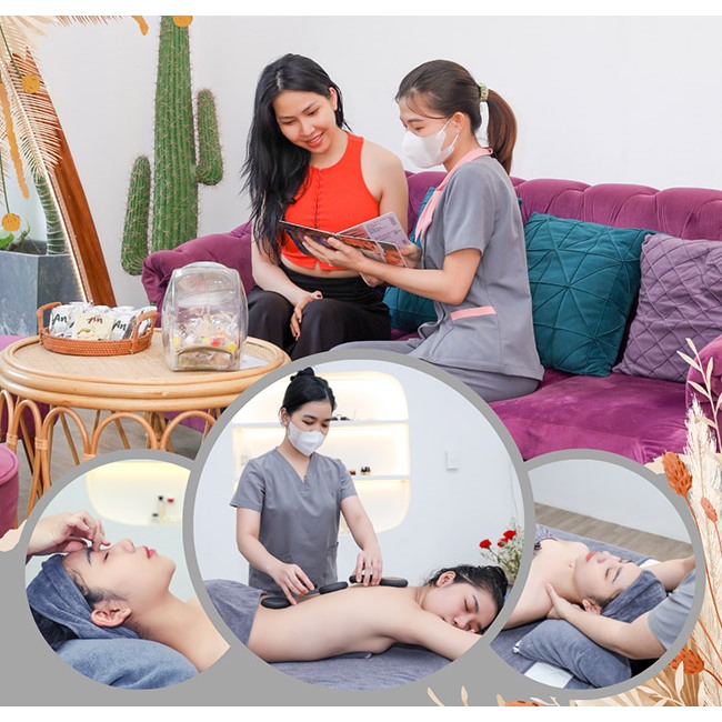 HCM [E-Voucher] Yên Spa - 10 Combo Massage Body, Gội Đầu, Mặt 100’ - Miễn Tip (H)