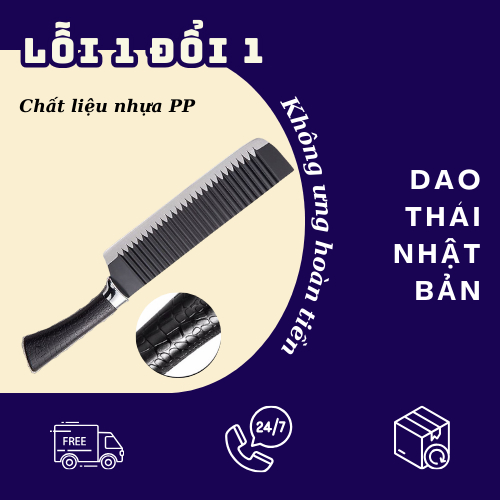 Dao Thái Nhật Bản lưới gợn sóng bằng thép không gỉ siêu sắc