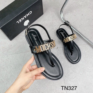 Sandal xỏ ngón học sinh da mềm- Ảnh chụp thật( form rộng)