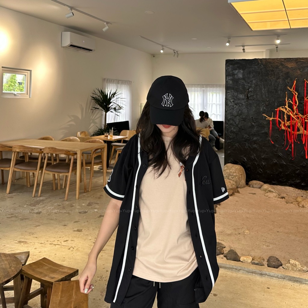 Áo bóng chày – áo cardigan New era chính hãng, unisex