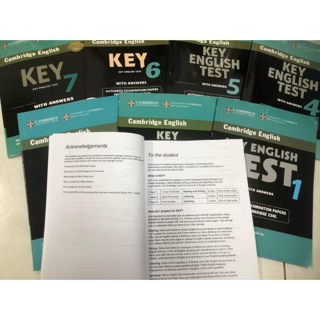 Key english test 1 2 3 4 5 6 7 bộ 7 cuốn