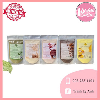 Bột đậu đỏ nguyên chất - Bột cà phê - Bột trà xanh - Bột nghệ - Bột cám gạo gói 100g