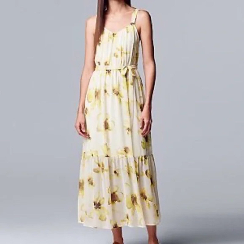 Đầm midi hãng Vera wang dư xịn