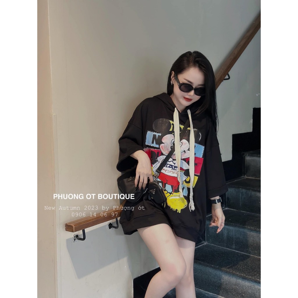 Áo nỉ QC có thể mặc đôi