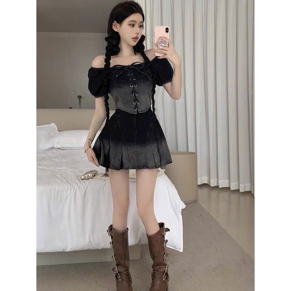 Set Jeans Trễ Vai Bigsize