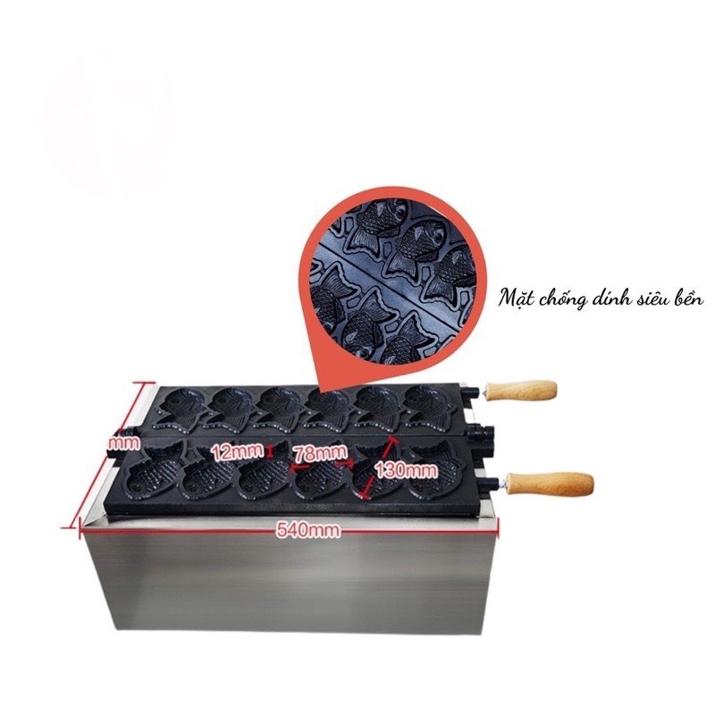 Máy làm bánh cá công nghiệp size lớn
