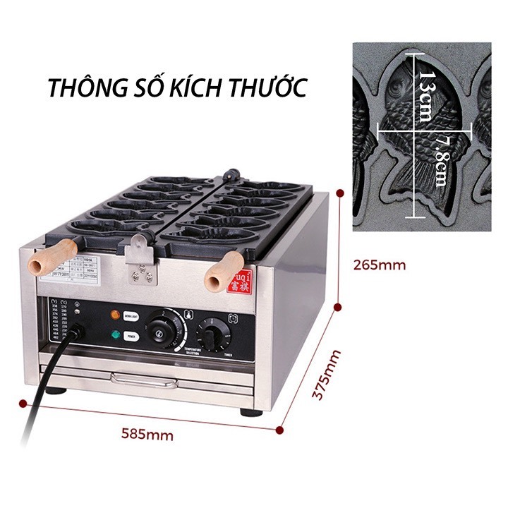Máy làm bánh cá công nghiệp size lớn