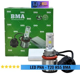 Đèn led pha t20 hs5 bma , lắp xe airblade 2011 pcx 2011, lead 2011... cos trắng pha trắng