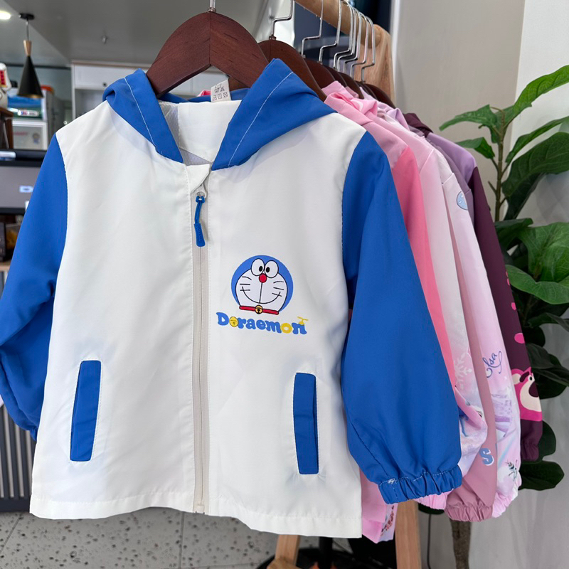 Áo gió cho bé trai, áo khoác trẻ em mặc mùa đông Xu Xu Kids size từ 6 đến 16kg