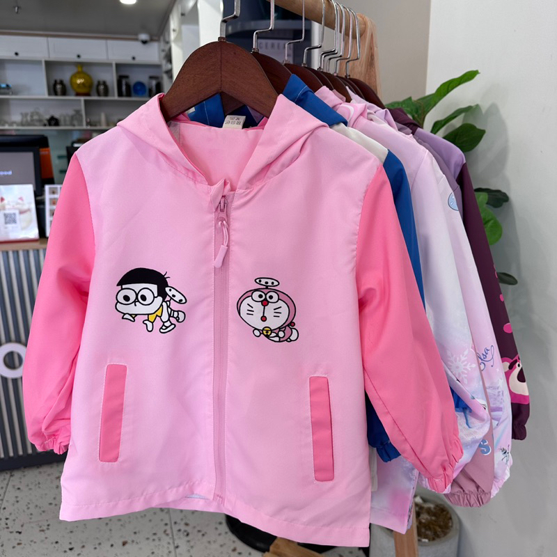 Áo gió cho bé trai, áo khoác trẻ em mặc mùa đông Xu Xu Kids size từ 6 đến 16kg